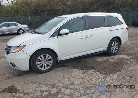 2016 Honda Odyssey Ex-L from USA, damaged, VIN 5FNRL5H61GB076701